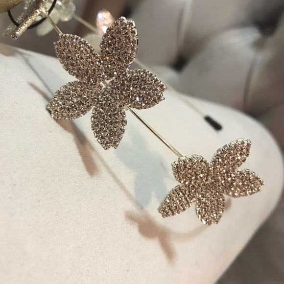 Natasha Crystal Floral Headband